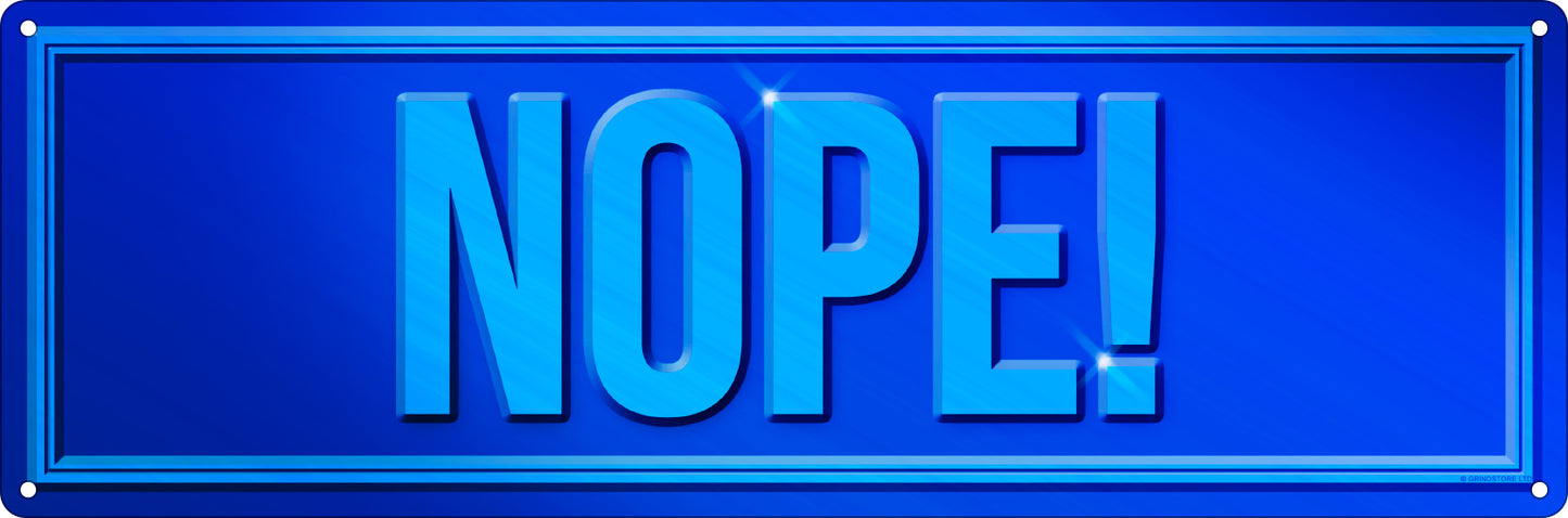 Nope!