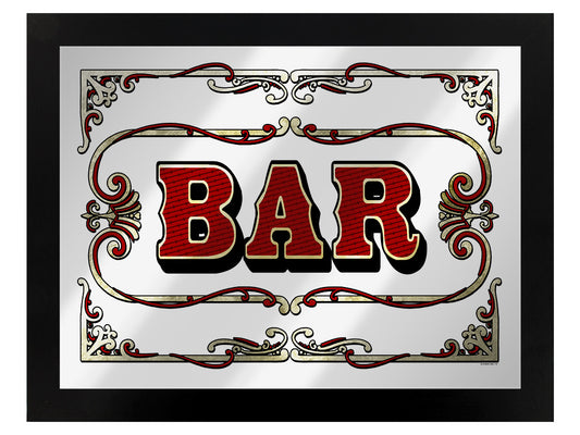 Framed Bar Sign