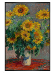 Bouquet of Sunflowers Framed Poster