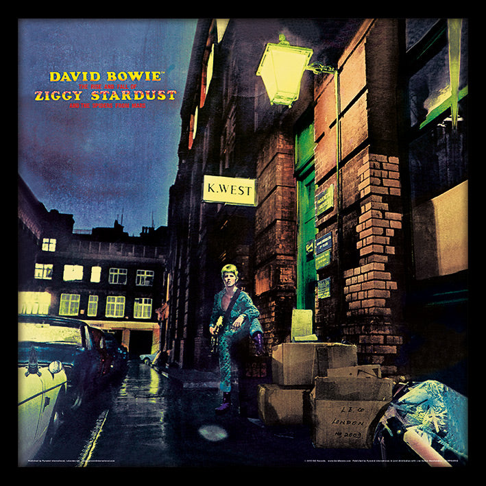 Ziggy Stardust David Bowie Framed Album Artwork ziggy-stardust-david-bowie-framed-album-artwork