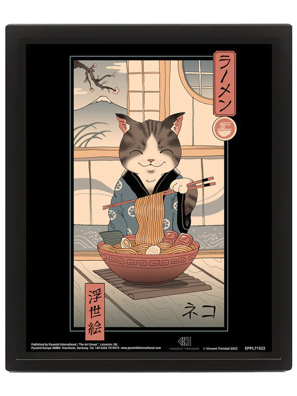 Neko Ramen Ukiyo-E