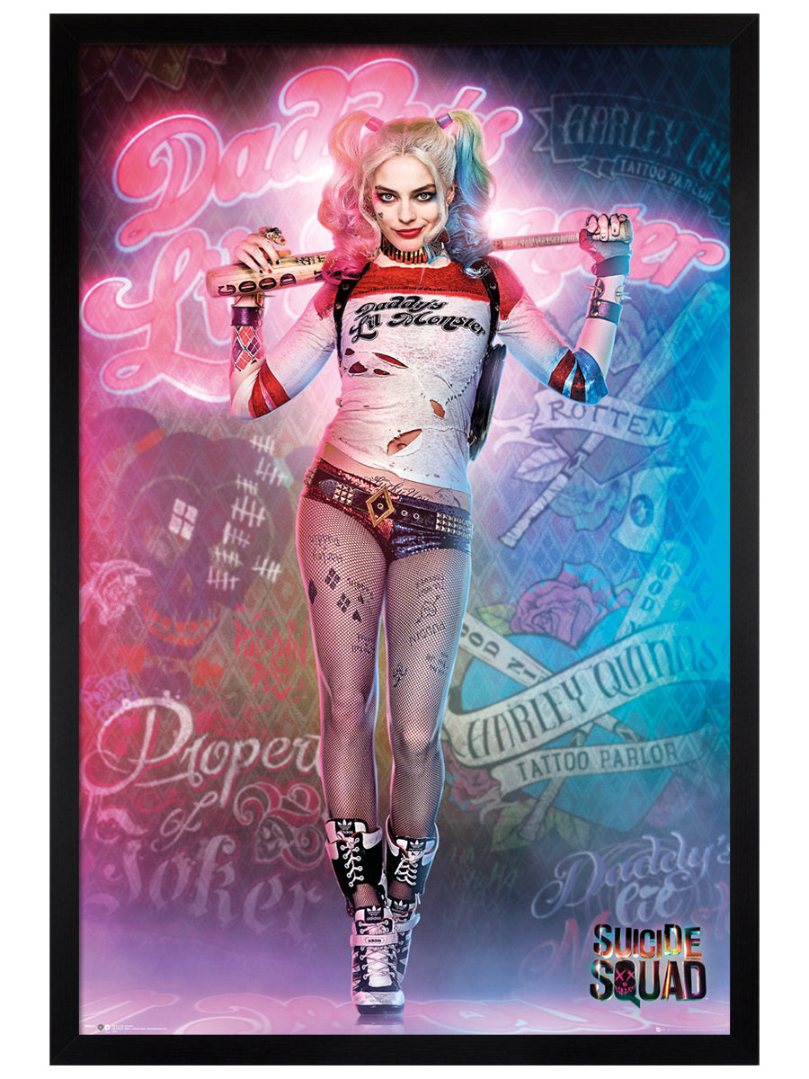 Harley Quinn In Neon