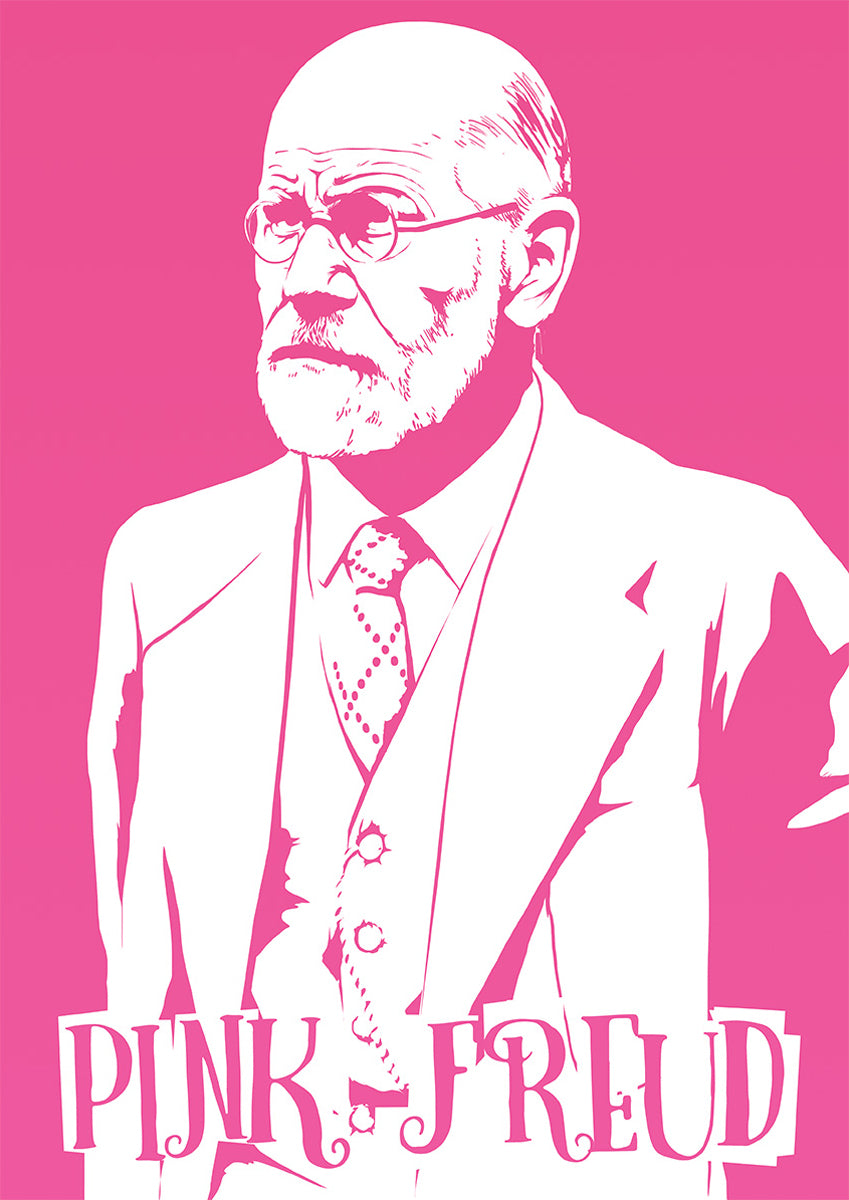 Pink Freud Mini Poster