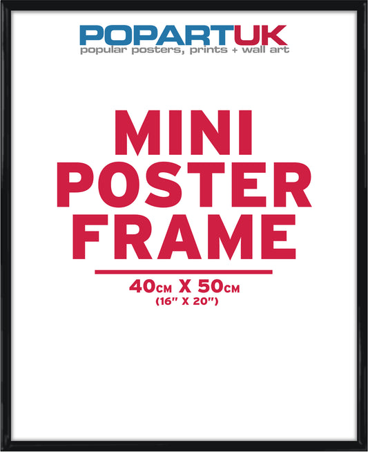 40x50cm Gloss Black Poster Frame