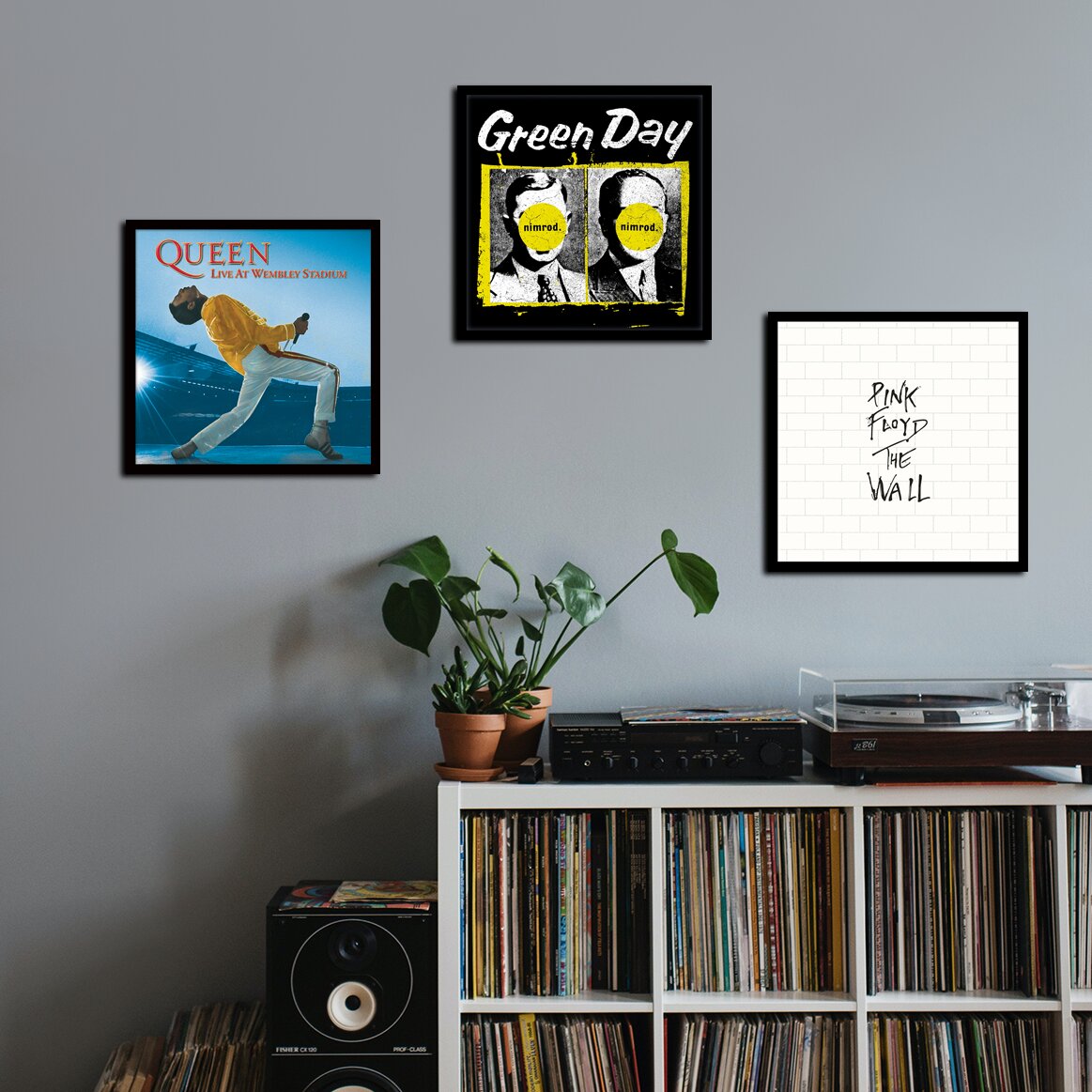 12" Vinyl Record Cover Album - Black