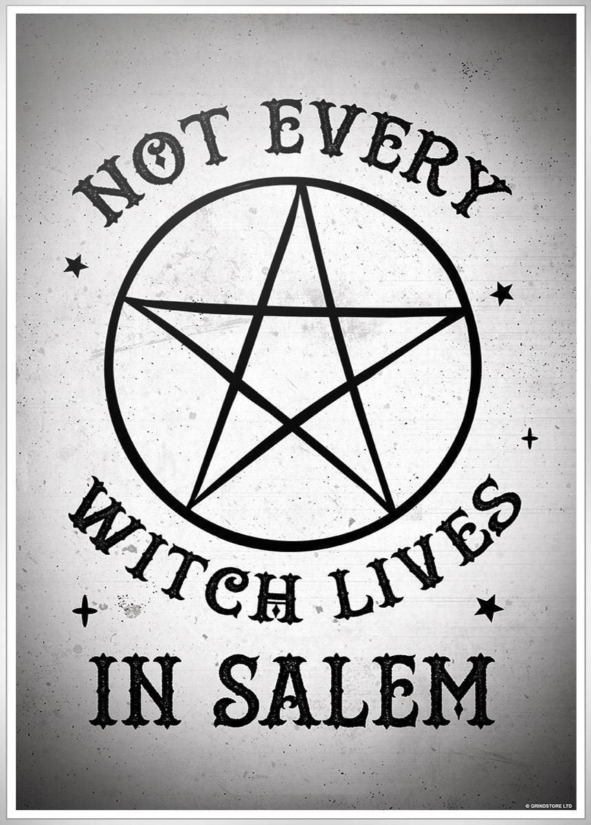 Not Every Witch Lives In Salem World Wide Witches Mini Poster not-every-witch-lives-in-salem-world-wide-witches-mini-poster