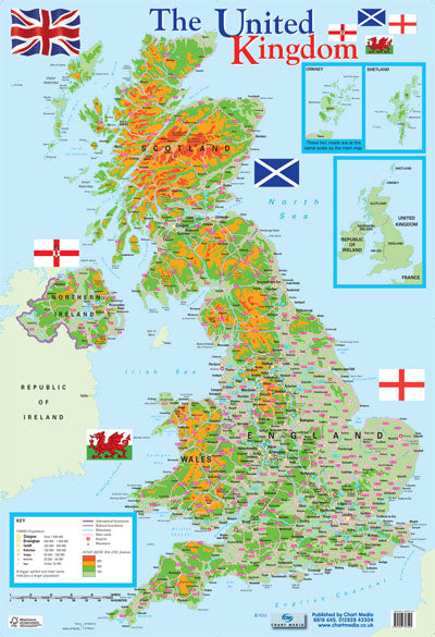 Map of The United Kingdom