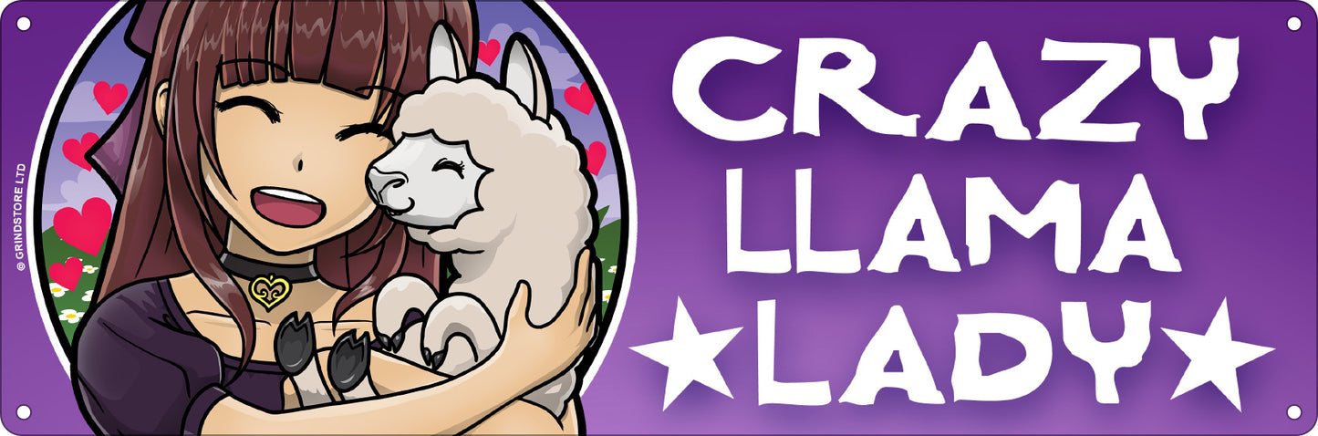 Crazy Llama Lady