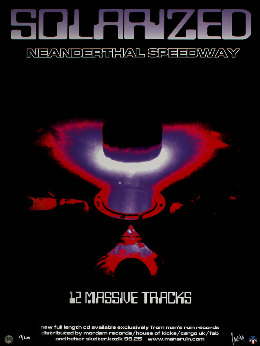 Solarized By Neanderthal Speedway, Frank Kozik Limited Edition Print