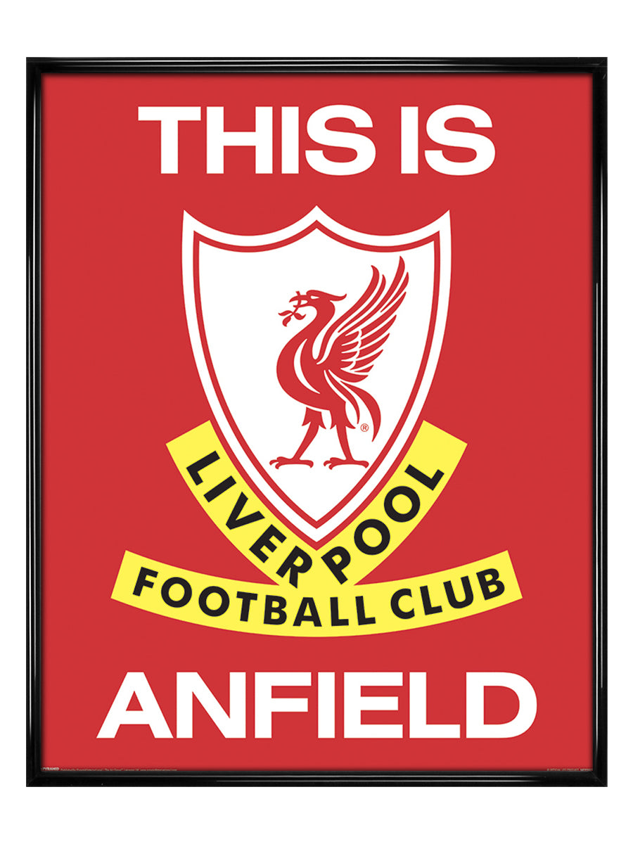 Gloss Black Framed This is Anfield