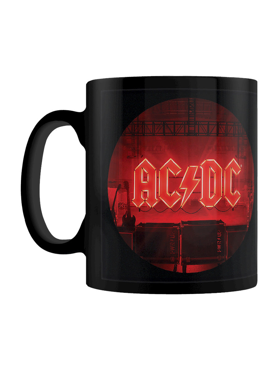 PWR/UP, AC/DC Black Mug