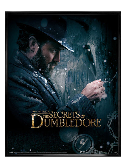Gloss Black Framed Dumbledore Watch