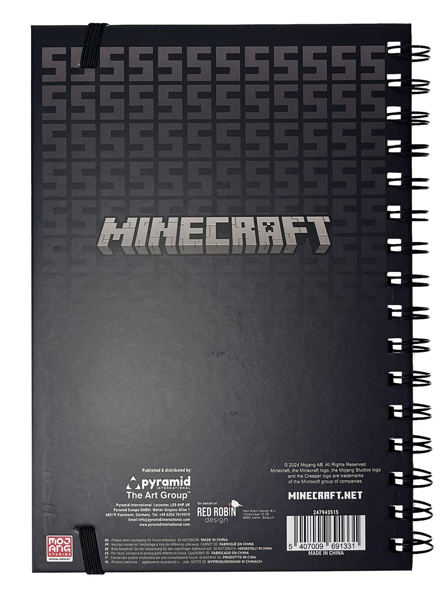 Creeper BOOM, Minecraft Notebook