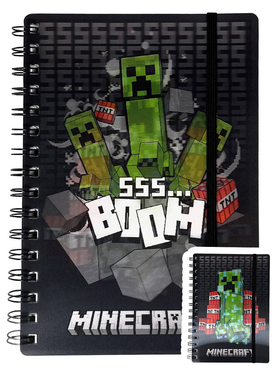 Creeper BOOM, Minecraft Notebook