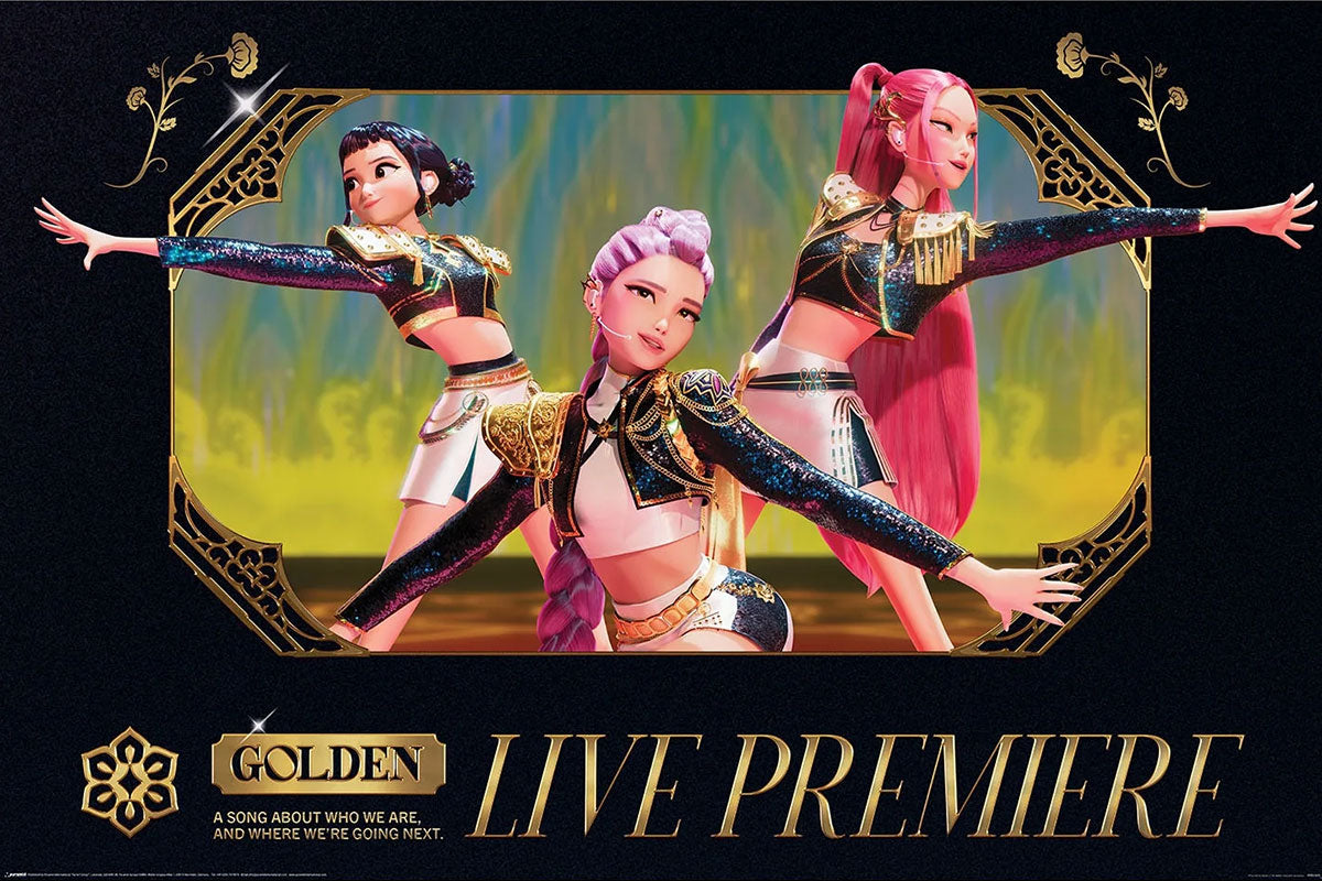 Golden Live, K-Pop Demon Hunters Poster