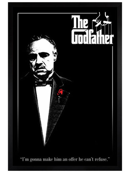 Don Vito Corleone with a Red Rose