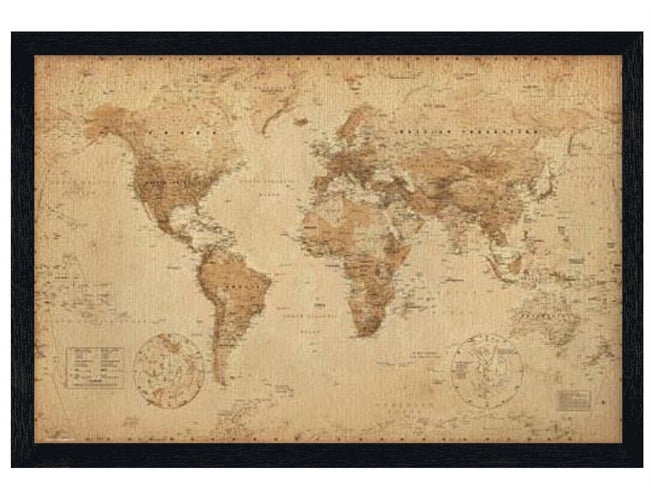Antique Style Map