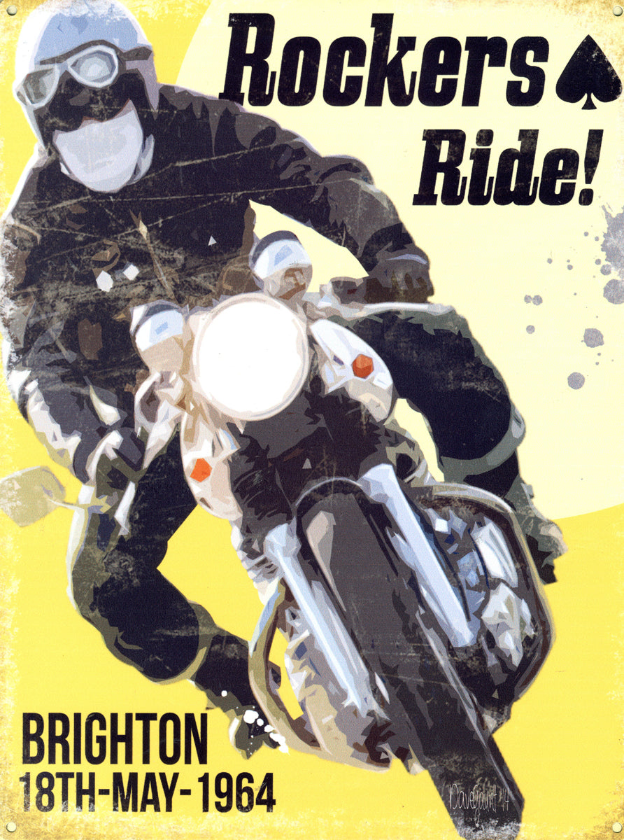 Rockers Ride Brighton 1964