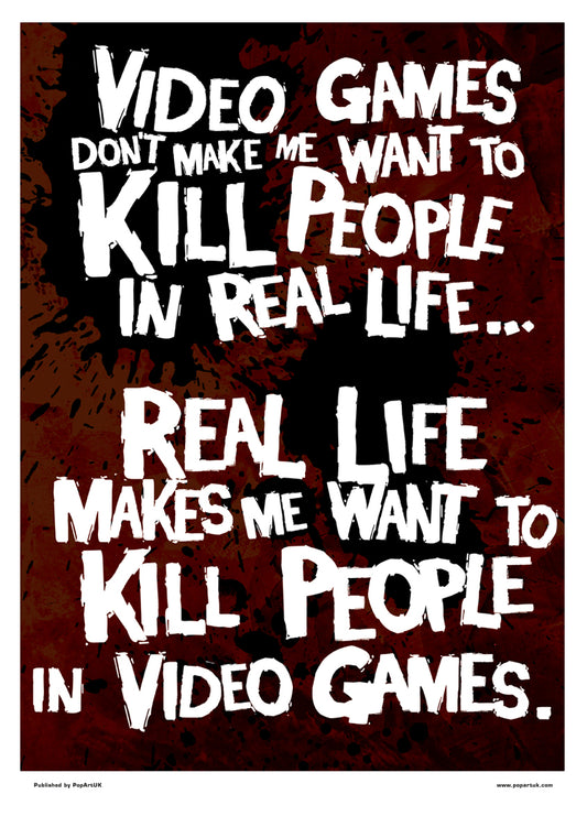 Kill People In Video Games