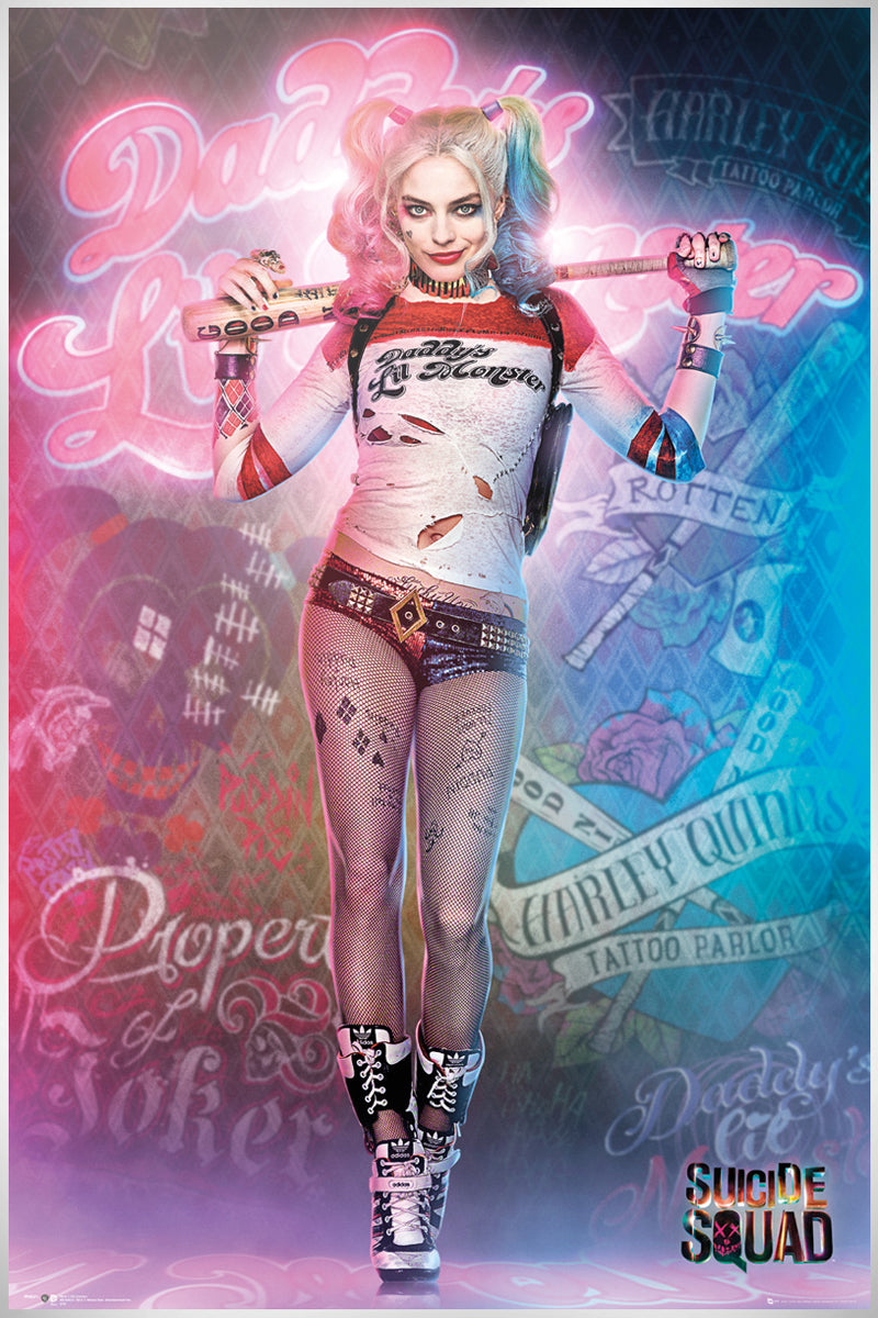 Harley Quinn In Neon