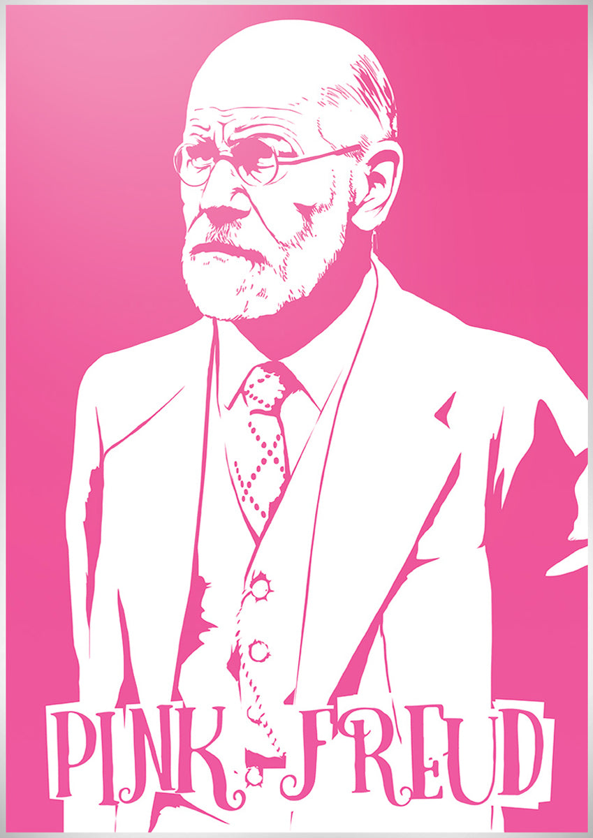 Pink Freud Mini Poster