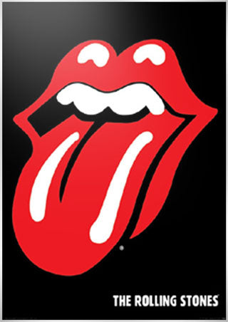 The Rolling Stones Poster - Lips