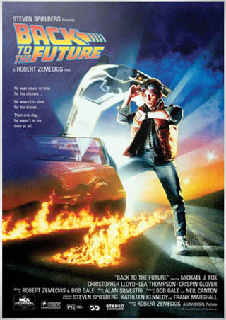 Back to the Future Movie Score Poster