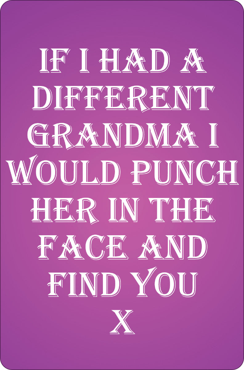 If I Had A Different Grandma